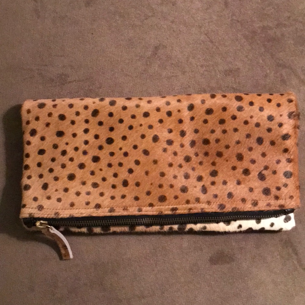 Leopard Print Clutch
